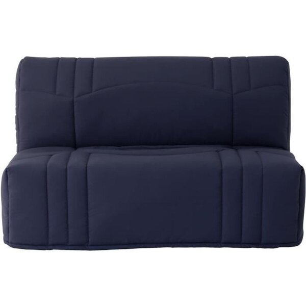 Banquette BZ - Tissu 100  Coton bleu foncé - Couchage 140 x 190 cm