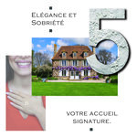 Numéro 3- Numéro adhésif pour boîtes aux lettres- Pierre véritable 50 mm  Albatre