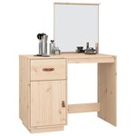 vidaXL Coiffeuse 95x50x134 cm Bois de pin massif