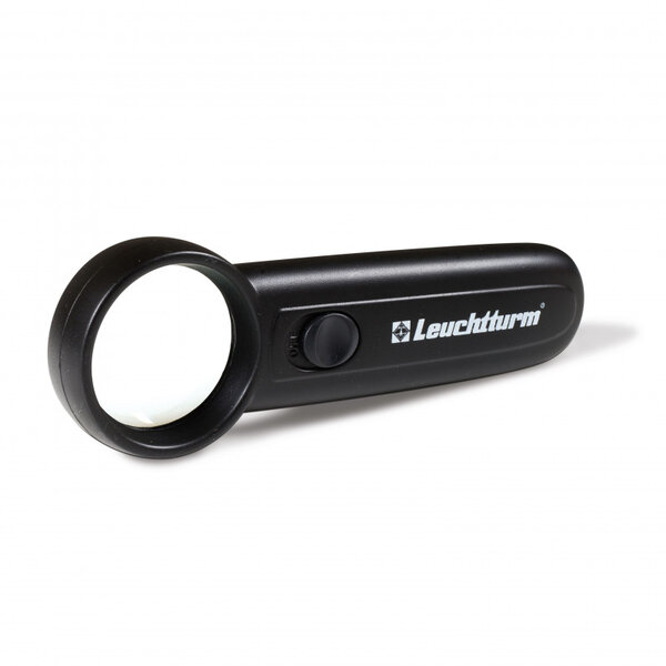 Loupe maniable lumineuse LED 35mm  grossissement x6.