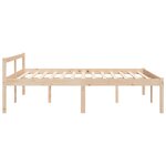 vidaXL Lit pour personne âgée sans matelas 160x200 cm bois pin massif