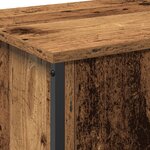 vidaXL Unité TV en bois ancien Bois ancien Panneau de particules
