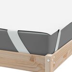 vidaXL Protège-matelas blanc 100x200 cm imperméable