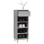 vidaXL Armoire à chaussures Sonoma gris 40x36x105 cm Bois d'ingénierie