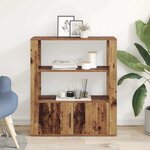vidaXL Buffet Bois ancien 30 x 80 x 90 cm Bois d'ingénierie