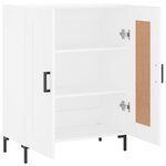 vidaXL Buffet blanc 69 5x34x90 cm bois d'ingénierie