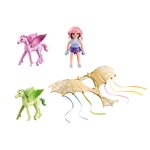 PLAYMOBIL 71363 - Princesse et poulains ailés - Princesse Magic