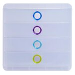 Module De Classement Pop-box 4 Tiroirs Chromaline - Couleurs Assorties - Exacompta