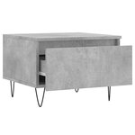vidaXL Tables basses 2 Pièces gris béton 50x46x35 cm bois d'ingénierie