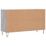vidaXL Armoire à chaussures Sonoma gris 102x36x60 cm Bois d'ingénierie
