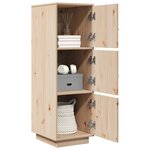 vidaXL Buffet haut 34x40x108 5 cm Bois massif de pin