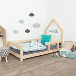 Lit cabane enfant POPPI 80 x 160 naturel 1