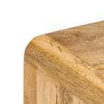 vidaXL Table de chevet Bois de manguier massif 40x30x49 cm