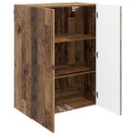 vidaXL Armoire Murale 66 x 34 5 x 90 cm Bois d'ingénierie Bois ancien