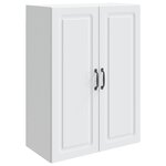 vidaXL Armoire Murale 66 x 34 5 x 90 cm Bois d'ingénierie Blanc