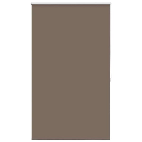 vidaXL Store enrouleur occultant 84 4 x 175 cm  largeur du tissu 80 cm  couleur café