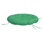 vidaXL Coussin rond vert Ø 100 x11 cm tissu oxford