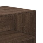 vidaXL Meuble TV chêne marron 120x40x40 cm bois d'ingénierie