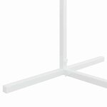 vidaXL Arche de mariage Blanc 150 x 49 5 x 200 cm Acier
