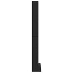 Armoire CD vidaXL en chêne noir 101x23x177 5 cm en bois d'ingénierie
