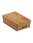 (lot  50 couvercles) caisse carton palettisable c40 avec couvercle 300 x 200 x 40 mm