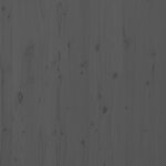 vidaXL Tête de lit murale Gris 96x3x91 5 cm Bois massif de pin