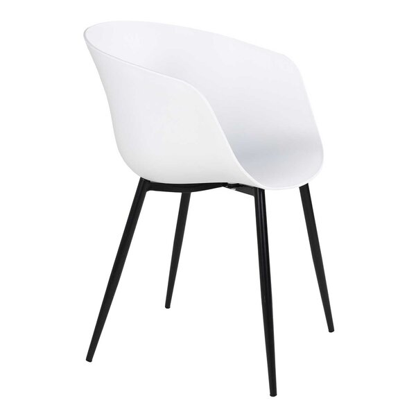 2 Fauteuils en polypropylène blanc RODA