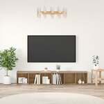 vidaXL Ensemble meuble TV 2 Pièces Chêne artisanal Bois d'ingénierie