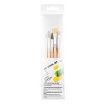 Set de 3 pinceaux basics art school