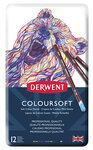 Crayons de couleur Derwent ColourSoft Boite x12