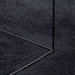 vidaXL Tapis OVIEDO à poils courts noir 140x200 cm