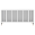 vidaXL Armoire à disques blanc 100x38x48 cm bois d'ingénierie