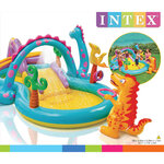 Intex Piscine gonflable Dinoland Play Center 333x229x112 cm 57135NP