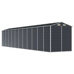 vidaXL Abri de jardin anthracite 191x980x198 cm acier galvanisé