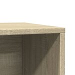 vidaXL Meuble de bac à litière pour chat chêne sonoma bois ingénierie