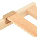 vidaXL Sommier à lattes sans matelas avec 13 lattes 80x200 cm