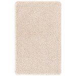 vidaXL Tapis de bain 3 Pièces Crème 50 x 50 cm Polypropylène