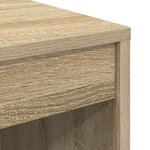 vidaXL Bureau d'écriture Chêne Sonoma Bois d'ingénierie 70 x 40 x 76 cm