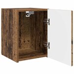 vidaXL Meuble TV mural Bois Ancien 30 x 31 x 40 cm Bois d'ingénierie