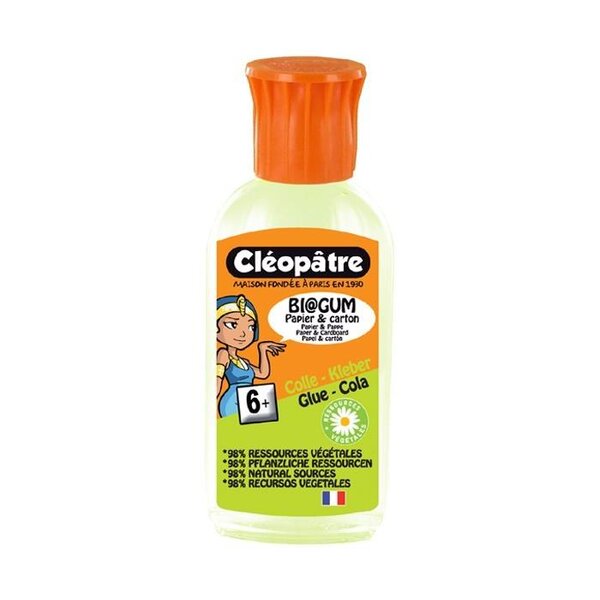 Colle végétale forte Biogum 55 gr avec embout étendeur CLÉOPÂTRE