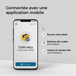 Boîte aux lettres et colis 2-en-1 connectée Boks One + Porte arrière pour encastrement (RAL 9010)