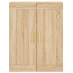 vidaXL Armoire murale chêne sonoma 69 5x34x90 cm bois d'ingénierie