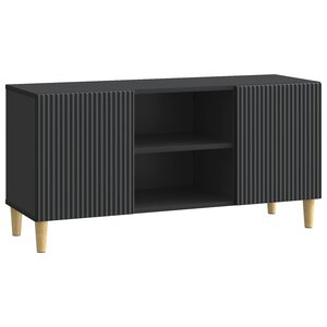 vidaXL Meuble TV 102 x 34 5 x 50 cm Noir Bois d'ingénierie