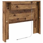 vidaXL Cabinet de Tête de Lit Bois Ancien 120 x 15 x 103 5 cm