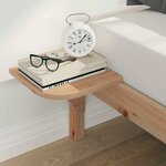 vidaXL Cadre de lit avec tables de chevet Naturel 200 x 210 cm