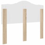 vidaXL Tête de lit Chêne Sonoma 120 cm Bois d'ingénierie