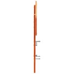 vidaXL Tête de lit cire marron 135 cm bois massif de pin