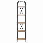 vidaXL Étagère chêne artisanal 40 x 30 x 183 cm Bois d'ingénierie