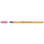 Stylo-Feutre POINT 88 Pointe Fine 0 4 mm Rouge FLUO STABILO