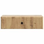 vidaXL Table d'appoint murale 59 x 34 5 x 17 cm Bois d'ingénierie